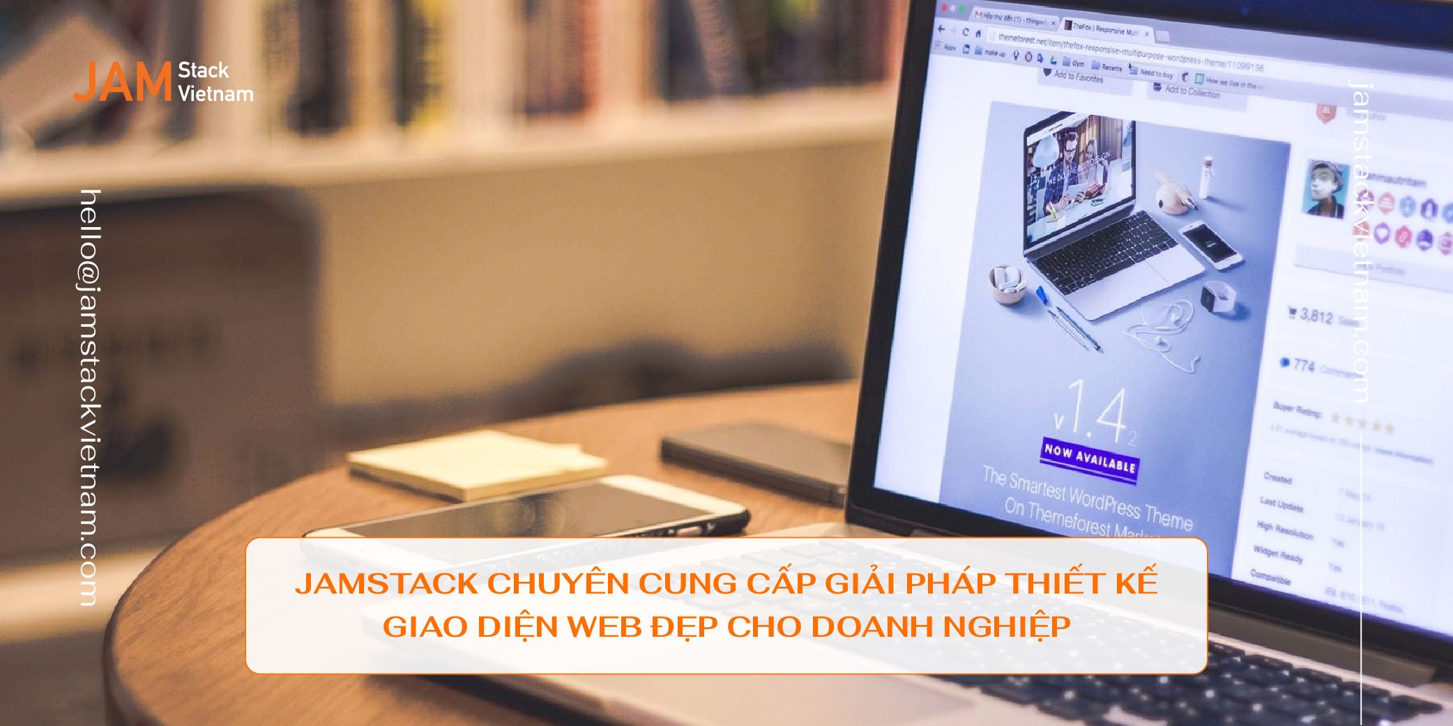 JAMstack Vietnam - Đơn vị chuyên cung cấp giải pháp thiết kế giao diện web đẹp cho doanh nghiệp