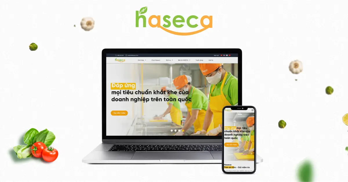 ĐỘI NGŨ HASECA CHUẨN BỊ SUẤT ĂN CÔNG NGHIỆP VỚI QUY TRÌNH NGHIÊM NGẶT
