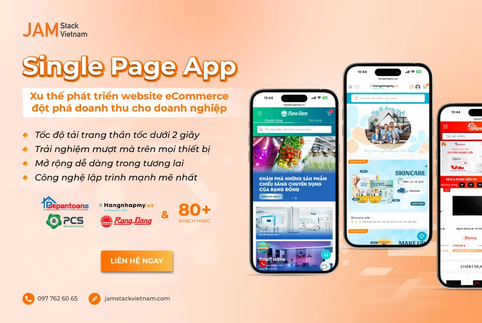 Single Page App - Xu hướng phát triển website được hầu hết các doanh nghiệp tin chọn hiện nay