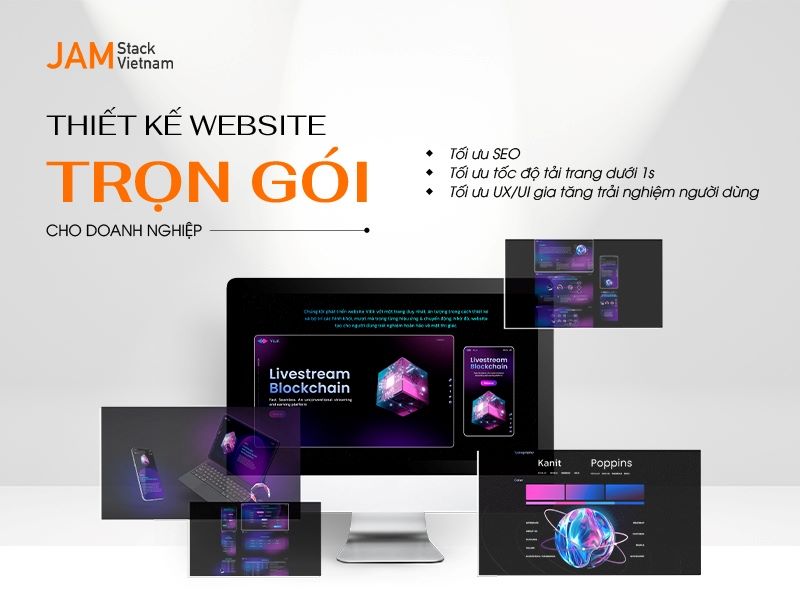 Dịch vụ phát triển website trọn gói của JAMstack Vietnam