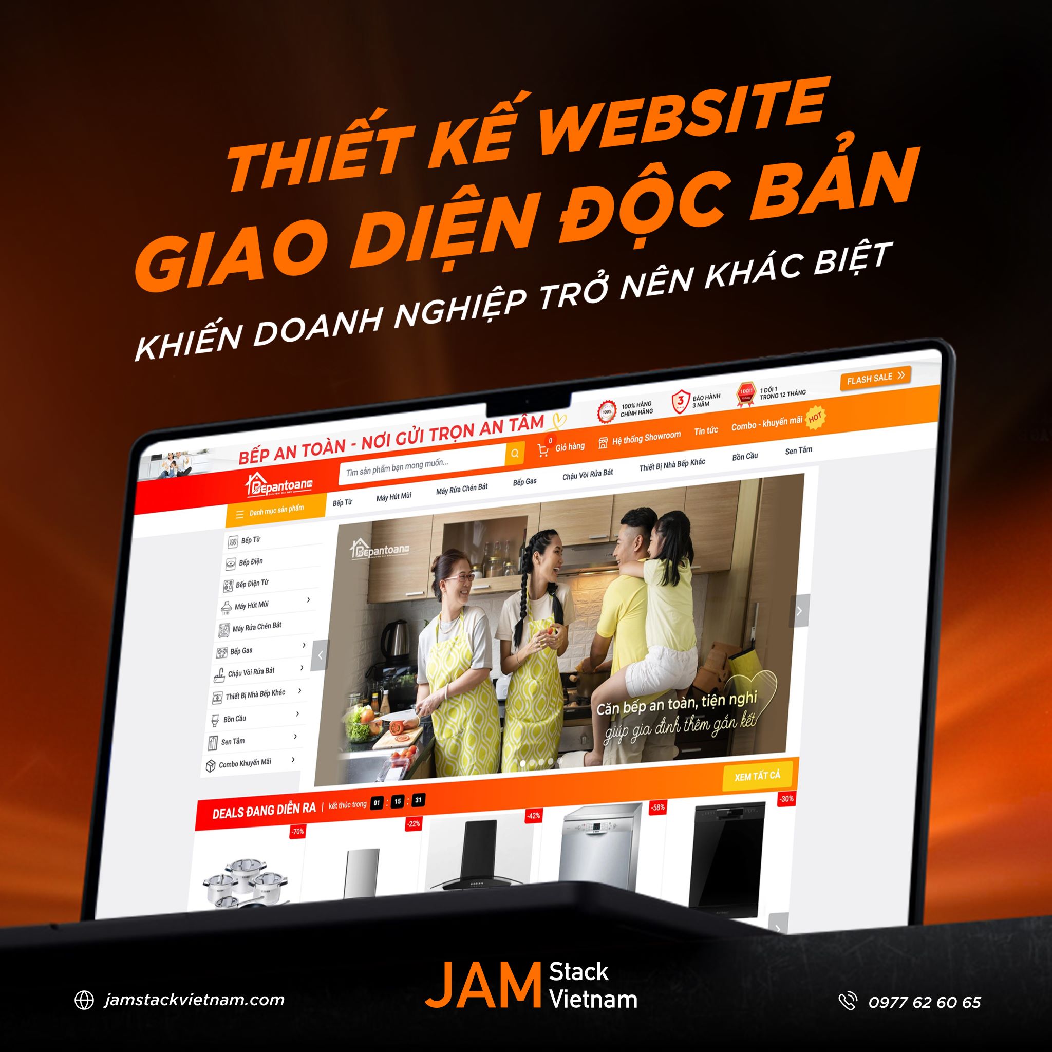 Thiết kế website giao diện độc bản khiến doanh nghiệp trở nên khác biệt