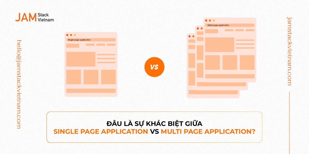 Đâu là sự khác biệt giữa Single Page Application vs Multi Page Application?