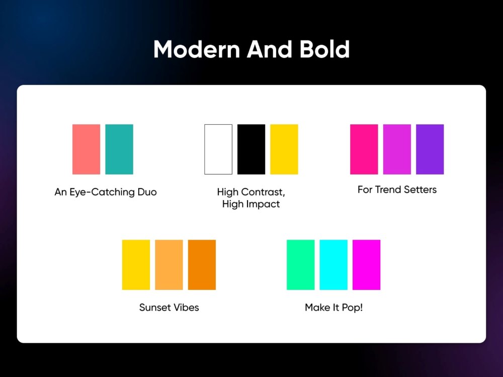 Bold color choices là xu hướng thiết kế UX UI mới nhất giúp website thu hút người dùng hiệu quả