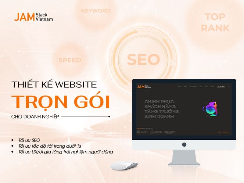 Giải pháp thiết kế website trọn gói dành cho doanh nghiệp của JAMstack Vietnam