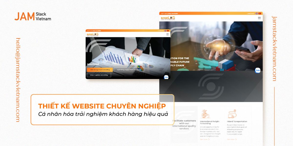 Thiết kế website chuyên nghiệp cá nhân hóa trải nghiệm khách hàng hiệu quả