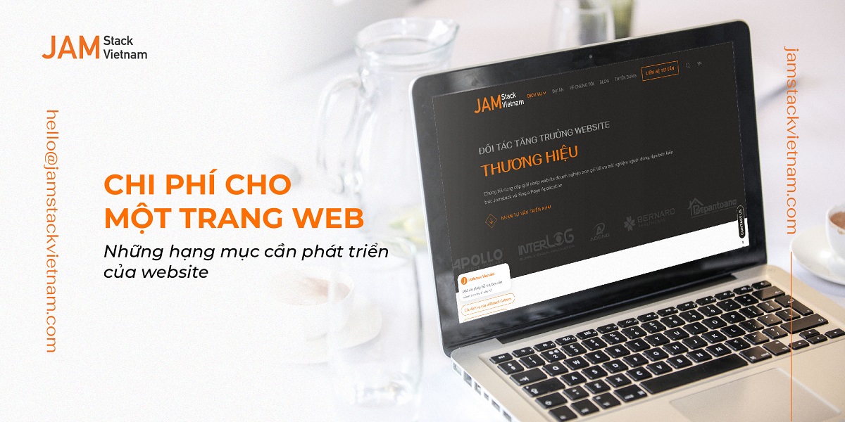 Chi phí cho một trang web: Những hạng mục cần phát triển của website