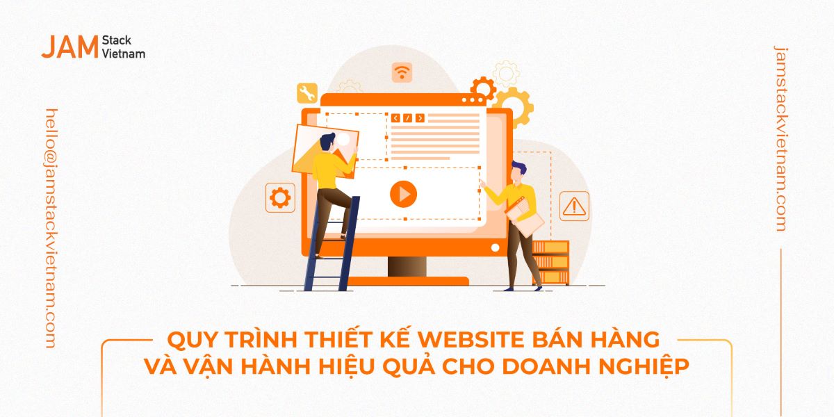 Quy trình thiết kế website bán hàng và vận hành hiệu quả cho doanh nghiệp