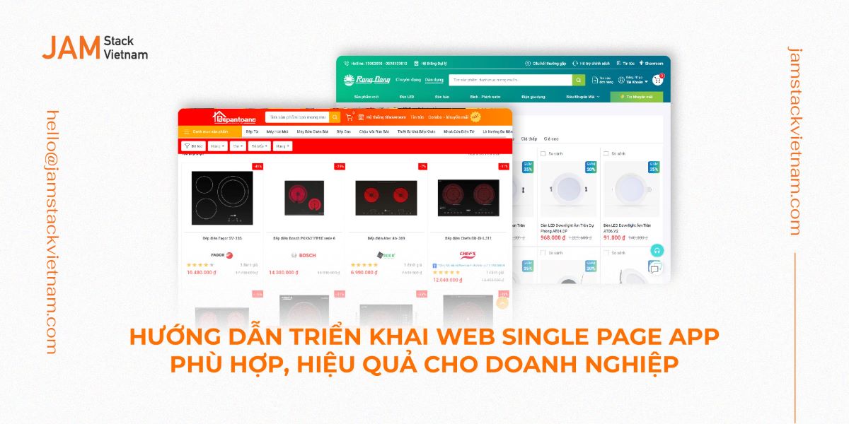 Hướng dẫn triển khai web Single Page App phù hợp, hiệu quả cho doanh nghiệp