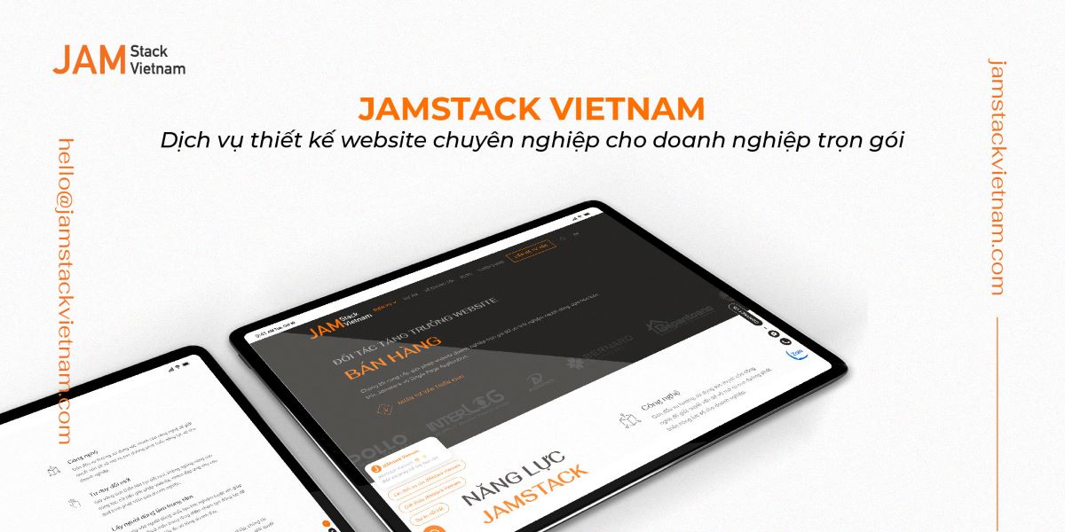 JAMstack Vietnam - Dịch vụ thiết kế website chuyên nghiệp cho doanh nghiệp trọn gói