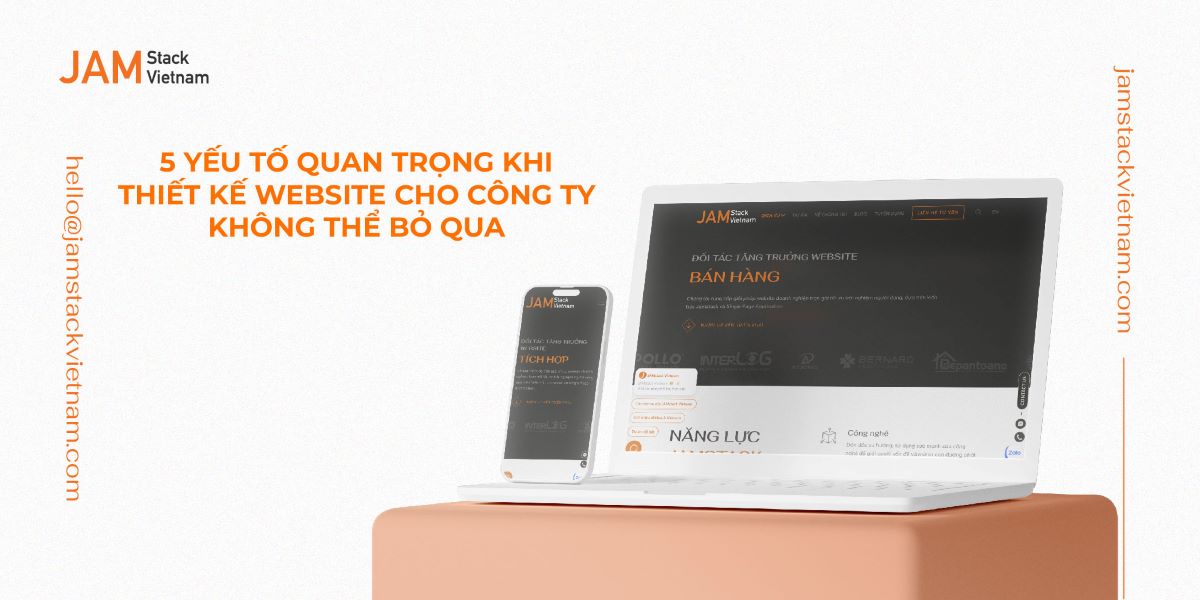 5 yếu tố quan trọng khi thiết kế website cho công ty không thể bỏ qua