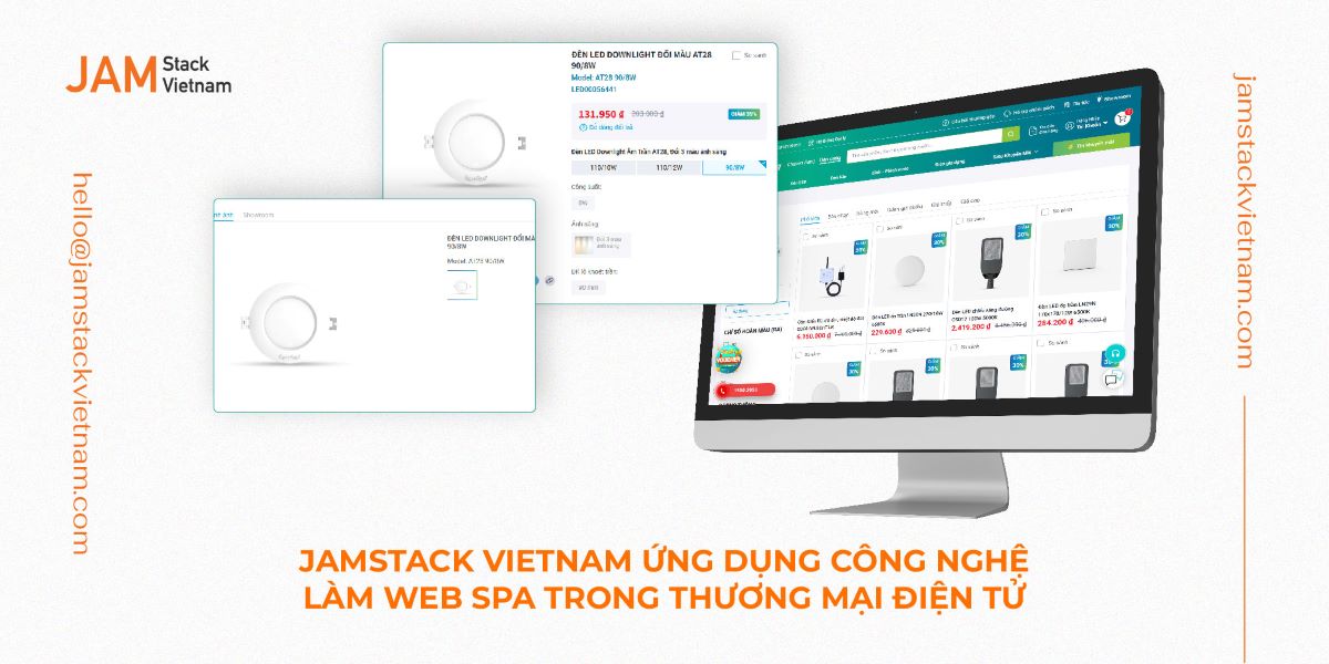 JAMstack Vietnam ứng dụng công nghệ làm web SPA trong TMĐT