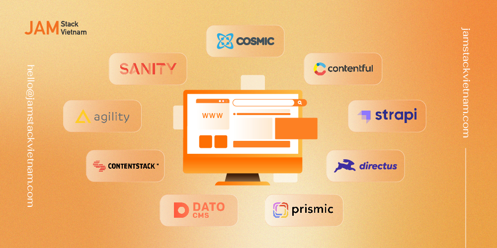 9 Headless CMS phổ biến dành cho website Jamstack