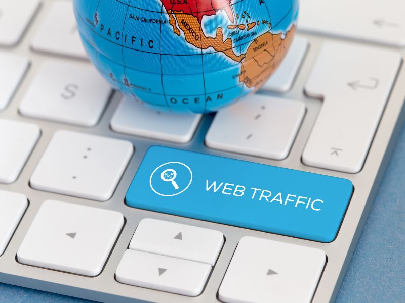 Heatmap giúp báo cáo lượng traffic trên website