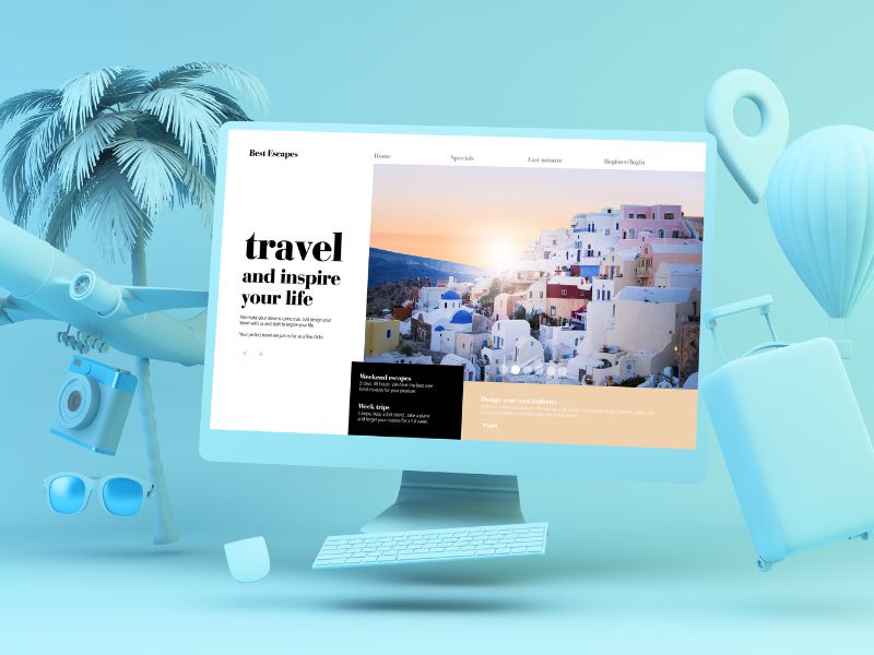 Những yếu tố không thể thiếu khi thiết kế website du lịch
