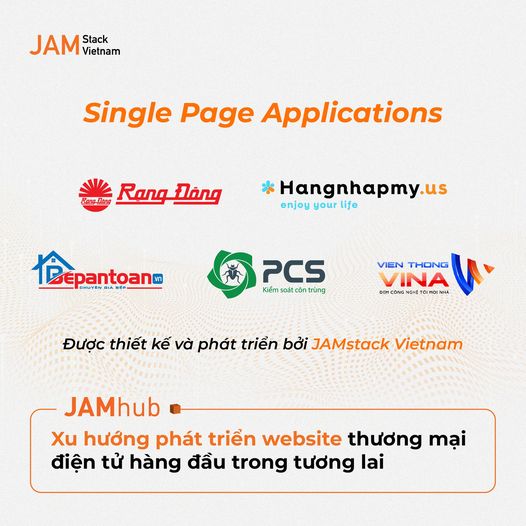 JAMstack Vietnam dẫn đầu xu hướng thiết kế web trên nền tảng Single page app