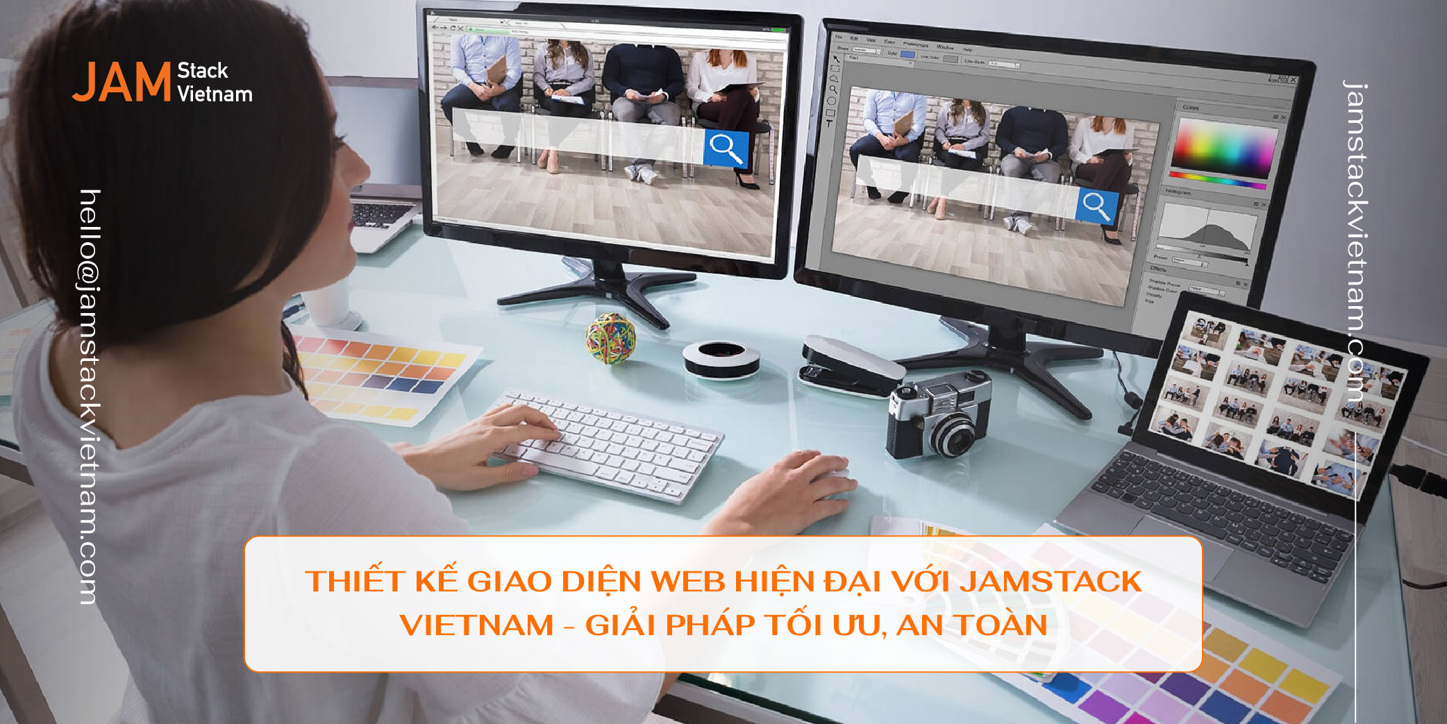 Thiết kế giao diện web hiện đại với JAMstack Vietnam - Giải pháp tối ưu, an toàn