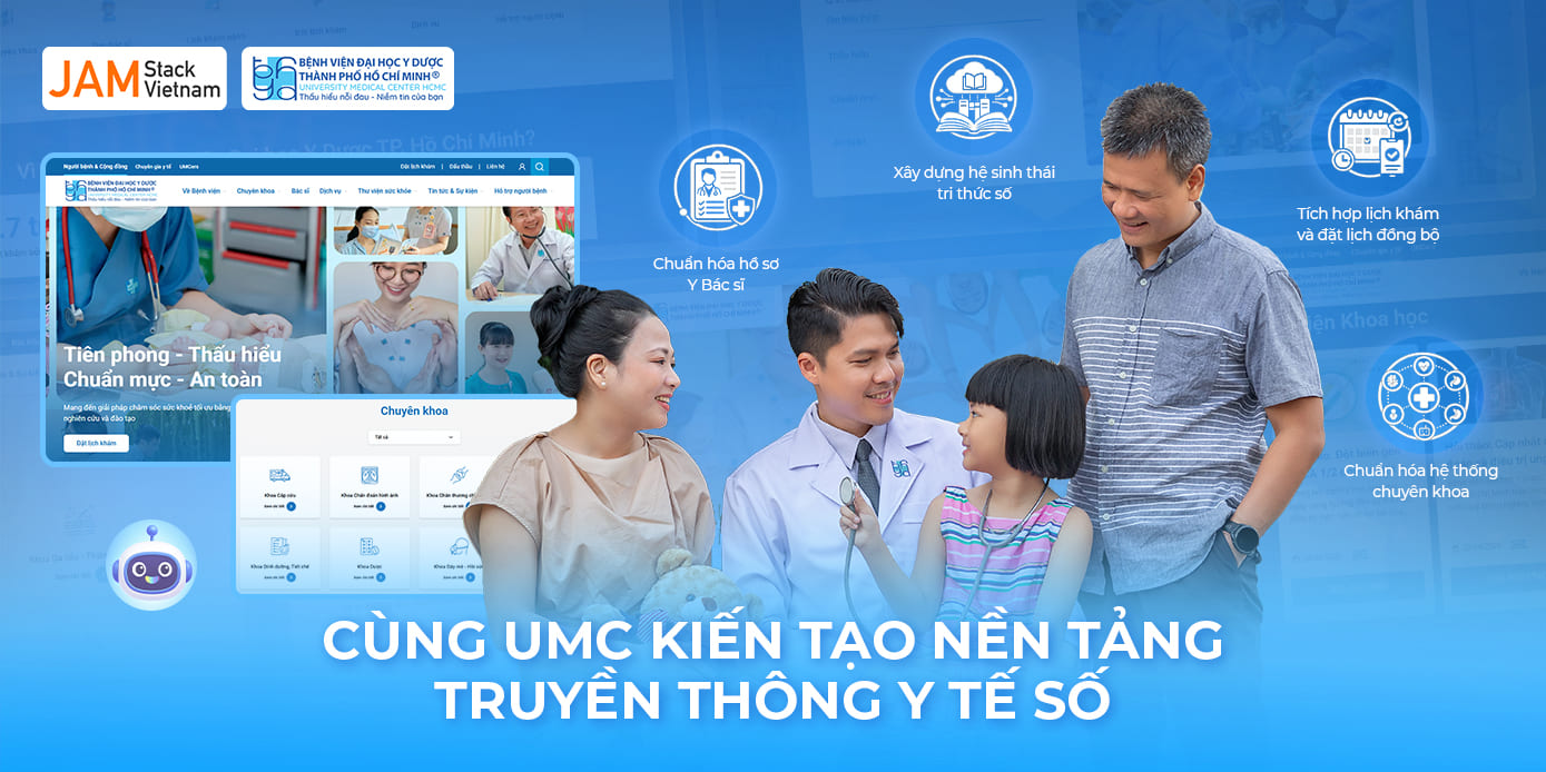 Thiết kế website bệnh viện: Mảnh ghép quan trọng trong hệ sinh thái số UMC